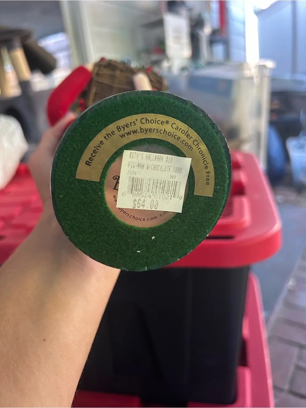 Byers choice caroler